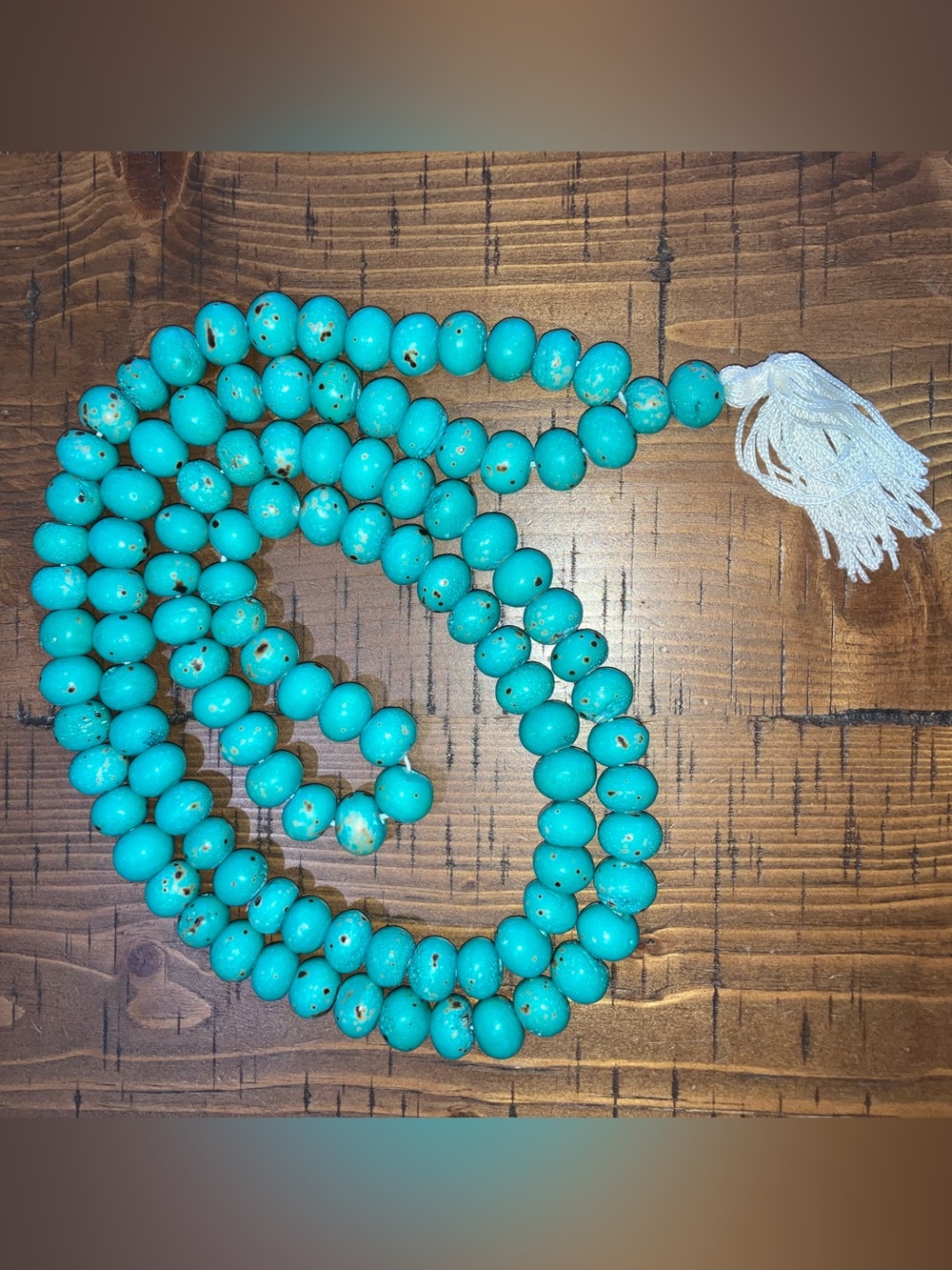 Real Yak Bone 108 Bead Mala Tibetan Buddhist Monk Prayer Beads - Picture 8 of 12